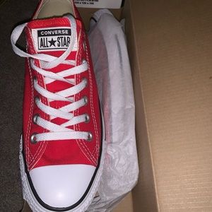 Size 8- Red Converse Chuck Taylors *BRAND NEW*